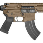 Diamondback DB1912O061 DB15 7.62x39mm 28+1 7", FDE, Carbon Lower, 6" M-LOK Handguard, Black Padded Buffer Tube/Magpul Grip 1 155889