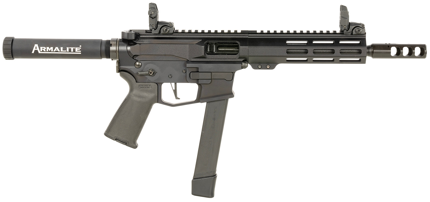 ArmaLite M15PDW40 M-15 PDW 40 S&W 31+1 8.50", Black, Buffer Tube (No Brace), Muzzle Brake, Magpul Furniture, MOE+ Grip, MBUS Sights (Glock Mag Compatible) 3 ArmaLite M15PDW40 M-15 PDW 40 S&W 31+1 8.50", Black, Buffer Tube (No Brace), Muzzle Brake, Magpul Furniture, MOE+ Grip, MBUS Sights (Glock Mag Compatible)