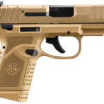 FN 66101423 Reflex MRD 9mm Luger 10+1 3.30" Micro-Compact Frame Flat Dark Earth PVD Optic Ready/Serrated Steel Slide w/Picatinny Rail Stippled Grip Ambidextrous 1 169903