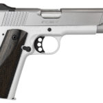 Kimber Mfg, Inc 3700593 LW Arctic 45 ACP 8+1 5" Stainless Match Grade Barrel, Silver Serrated Stainless Steel Slide, Silver Aluminum Frame w/Beavertail, Black/Gray Laminate Grip 2 170493