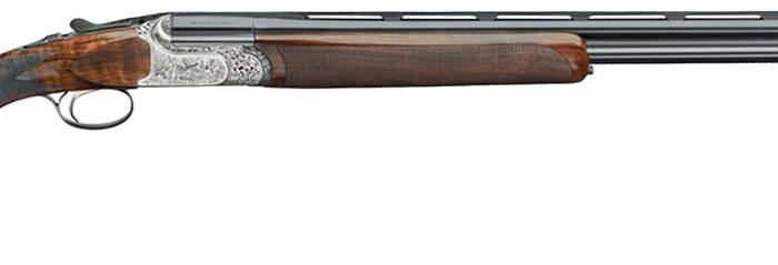 Rizzini USA 2201-2029 BR220 Field 20 Gauge 29" Nickel Chrome Coin Anodized Steel Steel Receiver Engraved Grade 2.5 Turkish Walnut Wood Stock