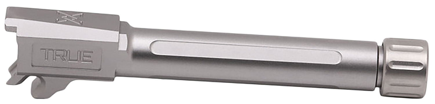 True Precision Inc TPP365FBXT Sig  9mm Luger 4.30" Threaded Satin Stainless Steel, Fits Sig P365 Fuse