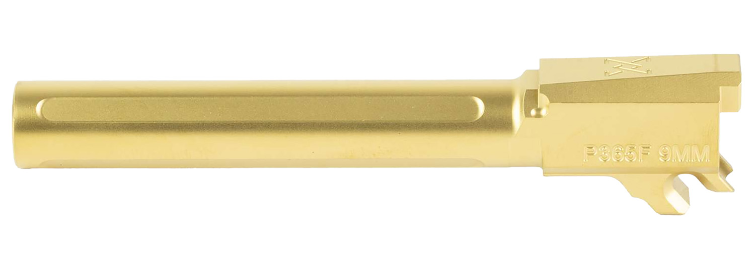 True Precision Inc TPP365FBXG Sig  9mm Luger 4.30" Gold TiN Stainless Steel, Fits Sig P365 Fuse
