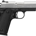 Browning 051119492 1911 Black Label Compact 380 ACP 8+1 3.63" Stainless Steel Barrel, Satin Stainless Steel Serrated Slide, Matte Black Polymer Frame, Black Polymer Grip 1 176691