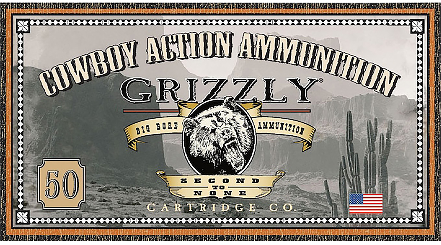 Grizzly Ammo GC38SP7   38Special 158gr Semi Wad-Cutter 50 Per Box/10 Case