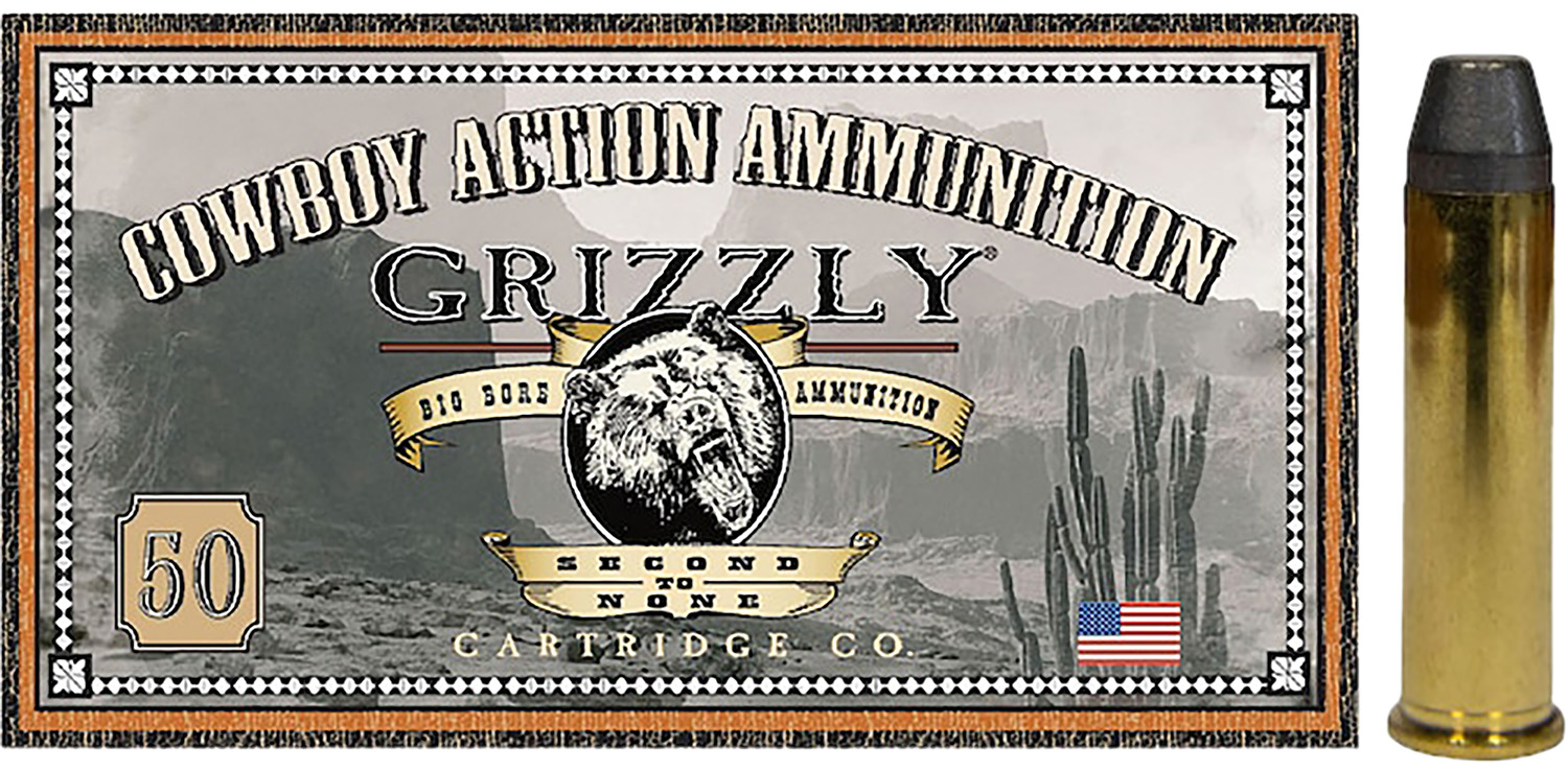 Grizzly Ammo GC357M8   357Mag 158gr Round Nose Flat Point 50 Per Box/10 Case