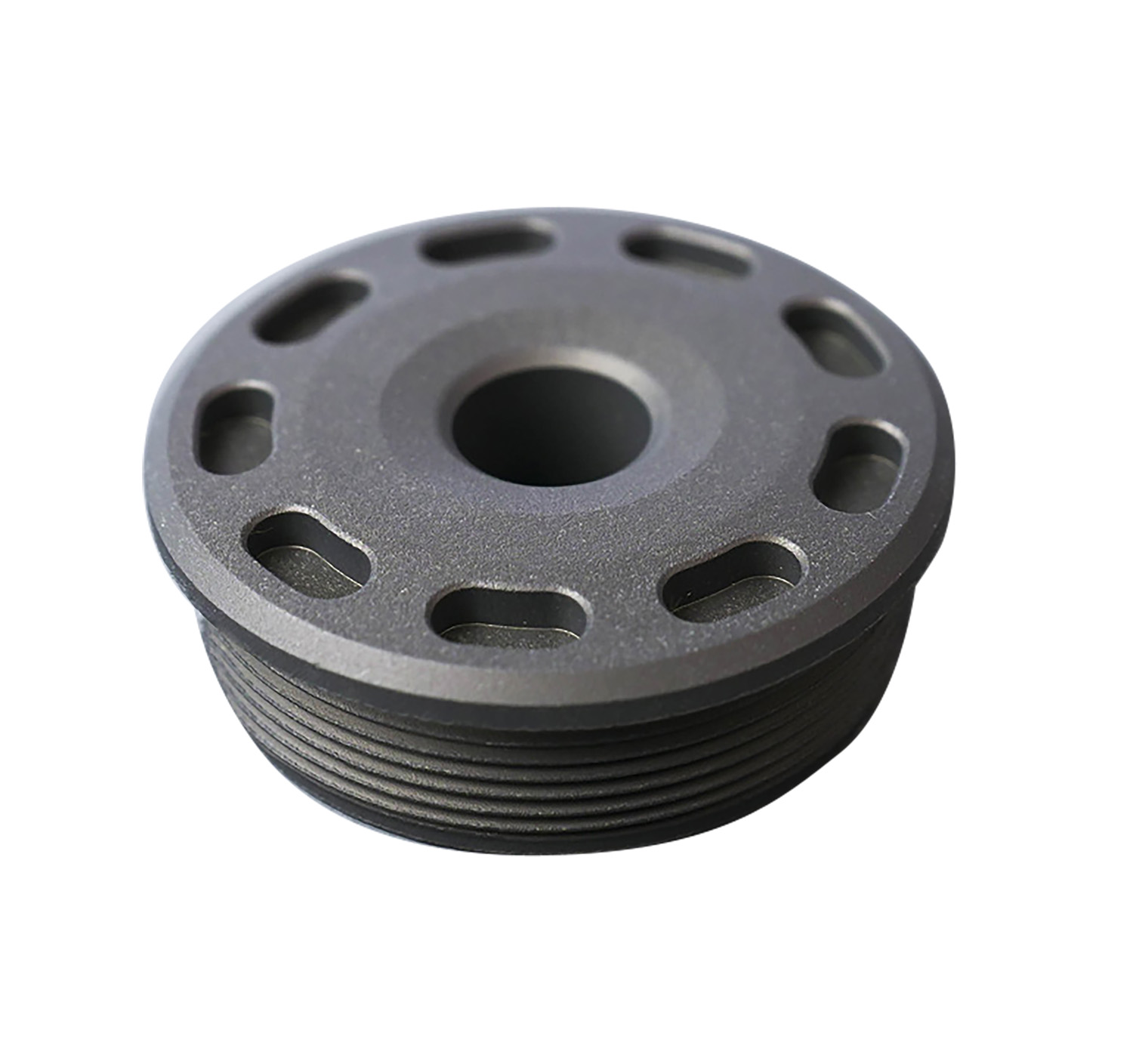 SilencerCo AC5390 Bravo Front Cap 30 Cal Fits Titanium Matte Black 3 SilencerCo AC5390 Bravo Front Cap 30 Cal Fits Titanium Matte Black