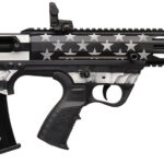 Gforce Arms GFY1USG GFY-1 USA 12 Gauge Semi-Auto 3" 5+1 18.50" Black Threaded Barrel, B&W American Flag Aluminum Receiver w/Picatinny Rail, B&W American Flag Bullpup Polymer Stock, Black Polymer Grip 2 181242