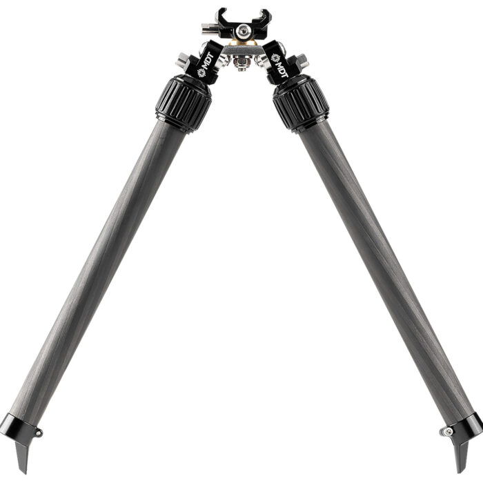 Cart 3 Mdt Sporting Goods Inc 114770BLK BackCountry Bipod 7.50-14.30" High Black Carbon Fiber/Aluminum