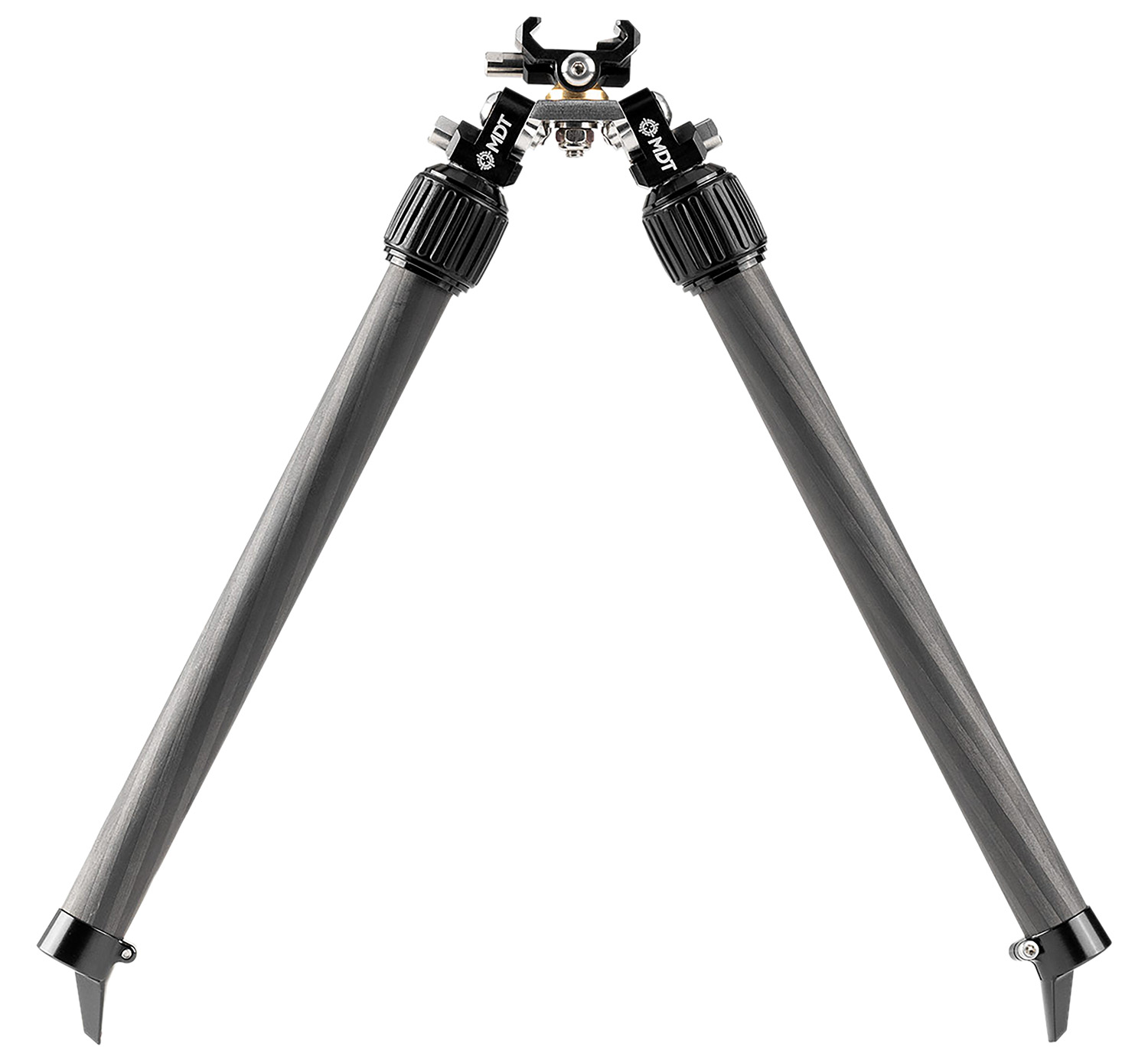 Mdt Sporting Goods Inc 114770BLK BackCountry Bipod 7.50-14.30" High Black Carbon Fiber/Aluminum 3 Mdt Sporting Goods Inc 114770BLK BackCountry Bipod 7.50-14.30" High Black Carbon Fiber/Aluminum