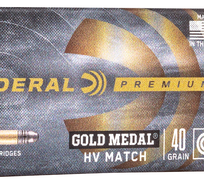 Cart 4 Federal 719 Gold Medal 22LR 40gr Lead Round Nose 50 Per Box/100 Case