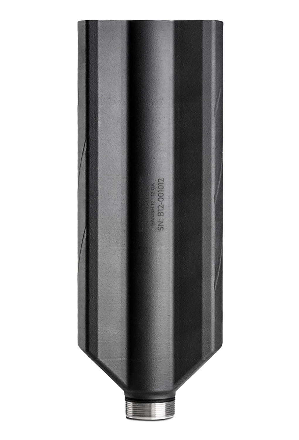Banish(Silencer Central) 100000150064 Banish 12 12 Gauge Fits 8.55" Long Titanium Cerakote Black