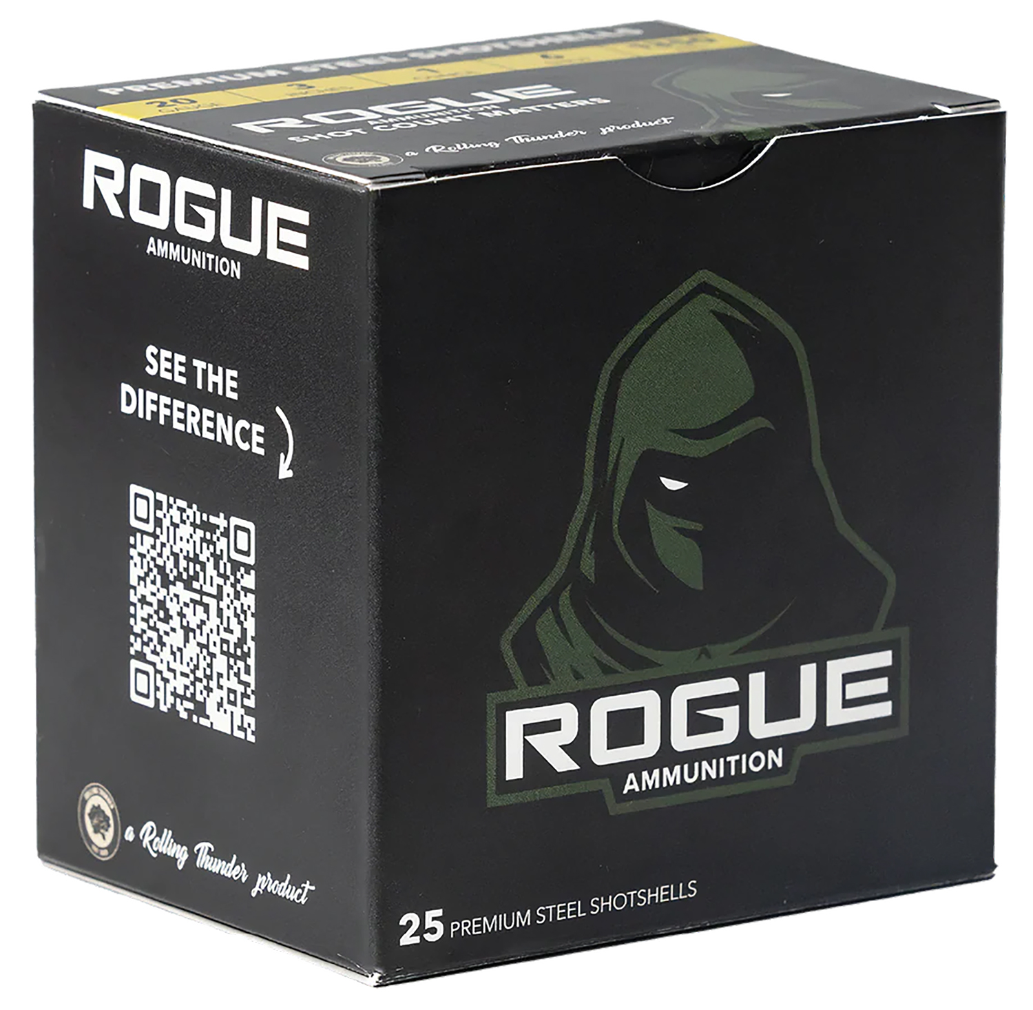 Rogue Ammunition RA-20-1-6S   20Gauge 3" 1oz 6Shot 25 Per Box/10 Case