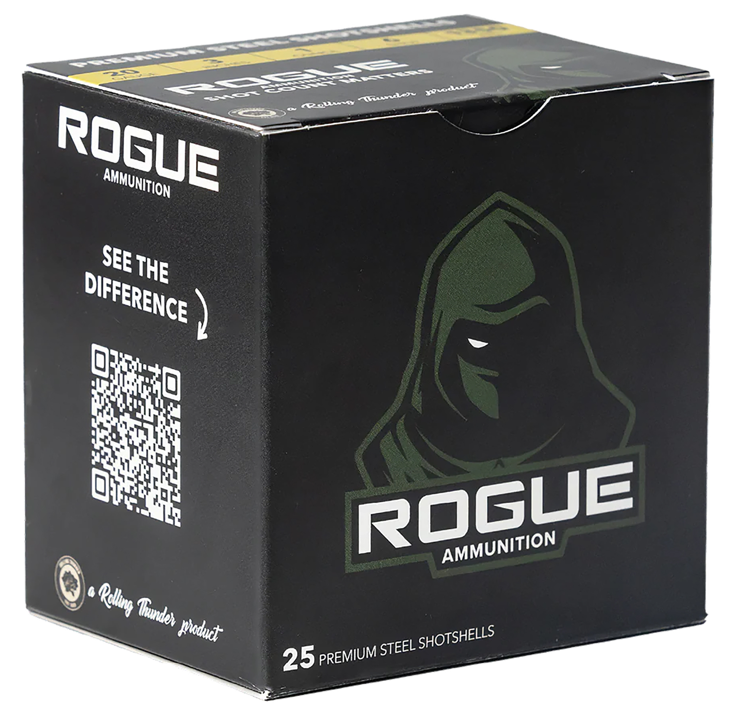 Rogue Ammunition RA-20-1-4S   20Gauge 3" 1oz 4Shot 25 Per Box/10 Case