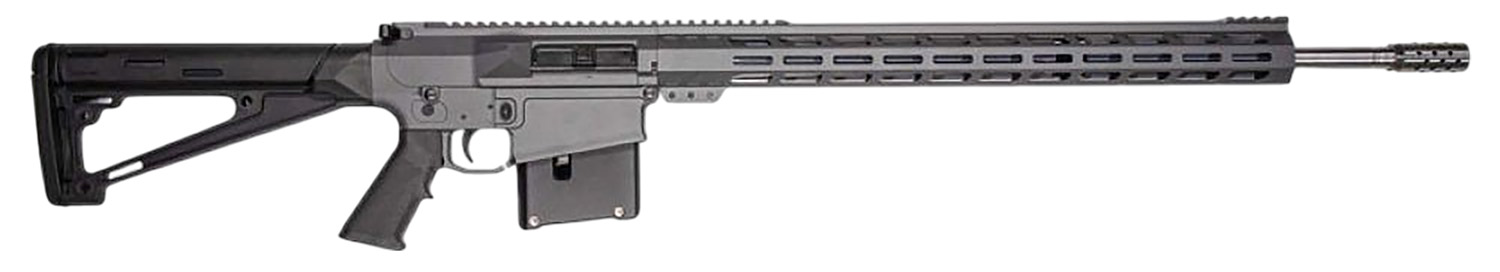 Great Lakes Firearms AR-10 30-06 Springfield 5+1 24" Stainless Threaded Barrel, Sniper Gray Cerakote Aluminum Receiver w/Picatinny Rail, Hogue Fixed Black Polymer Stock, Mil-Spec Grip 3 Great Lakes Firearms AR-10 30-06 Springfield 5+1 24" Stainless Threaded Barrel, Sniper Gray Cerakote Aluminum Receiver w/Picatinny Rail, Hogue Fixed Black Polymer Stock, Mil-Spec Grip