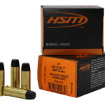 HSM 45C10N 45Colt Subsonic 400gr Hard Cast Long Flat Nose 20 Per Box/20 Case 2 187615