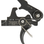 Geissele Automatics 05400 SSP Single-Stage Curved Trigger with 3-3.75 lbs Draw Weight & Black Oxide Finish for AR-Platform 1 37394