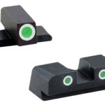 AmeriGlo XD191 Classic Tritium Sight Set for Springfield Armory XD Green Tritium White Outline Front Sight-Green Tritium White Outline Rear Sight 1 38431