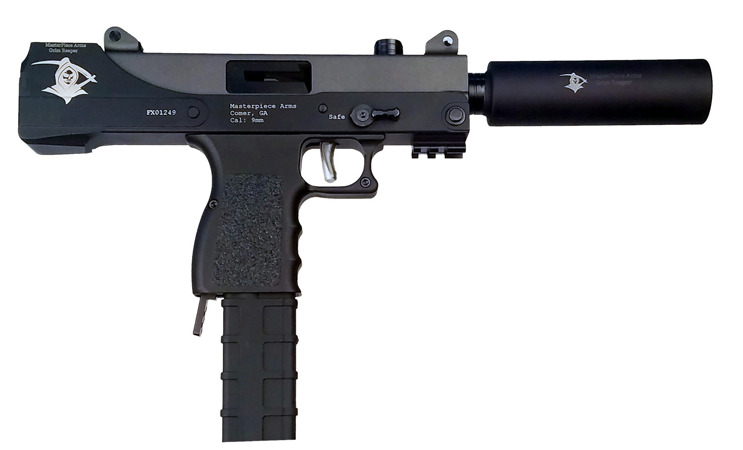 MasterPiece Arms 30TGR Defender Top Cocking 9mm Luger 5.50" 30+1 Black Cerakote 3 MasterPiece Arms 30TGR Defender Top Cocking 9mm Luger 5.50" 30+1 Black Cerakote