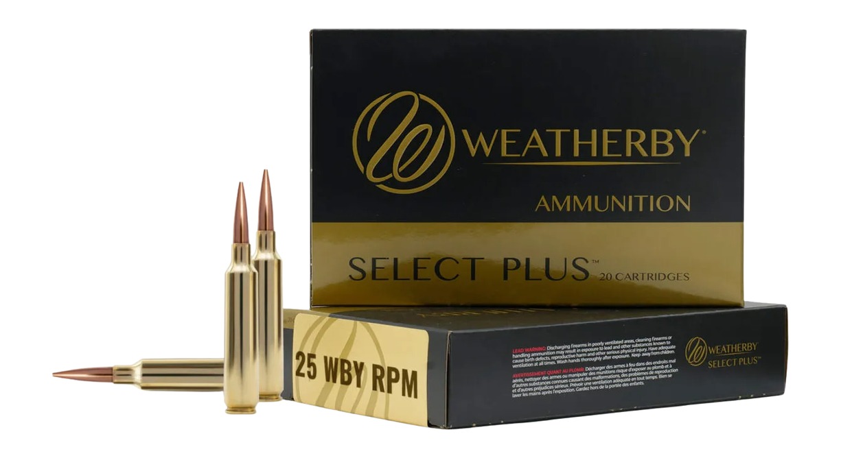 WEATHERBY 25WBY RPM 107GR HAMMER CUSTOM