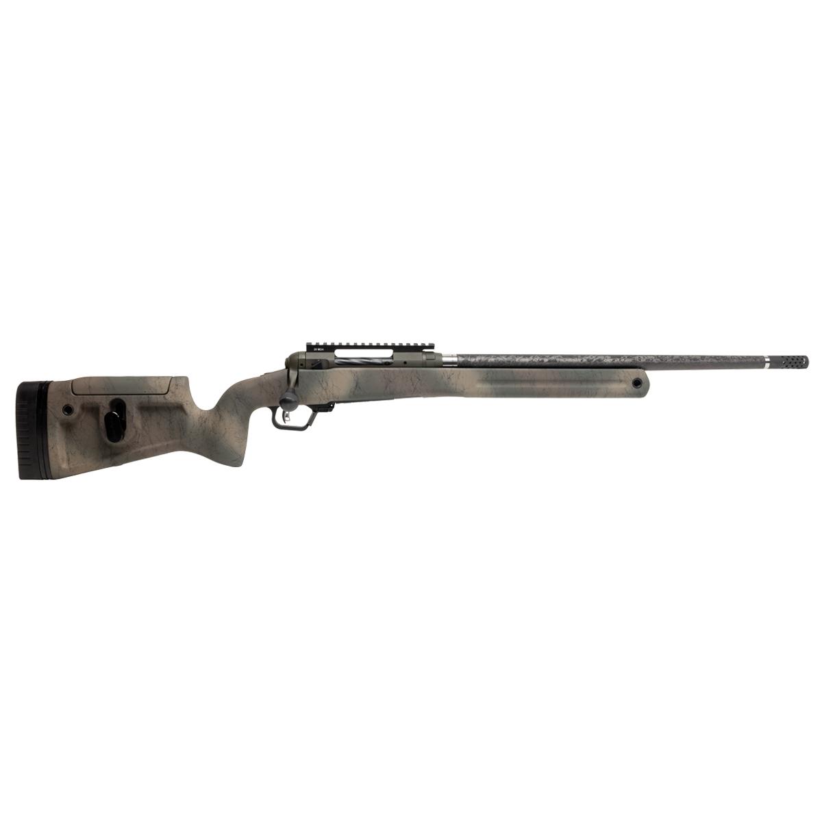 Savage 110 Pro Pursuit Rifle 300 PRC 3rd Capacity 20'' Barrel Earth-tone Camo with Black Web Stock 3 Savage 110 Pro Pursuit Rifle 300 PRC 3rd Capacity 20'' Barrel Earth-tone Camo with Black Web Stock