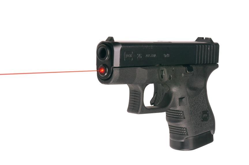 LaserMax Internal Laser Sight - for Glock 26/27/33 Gen 1-3 Red