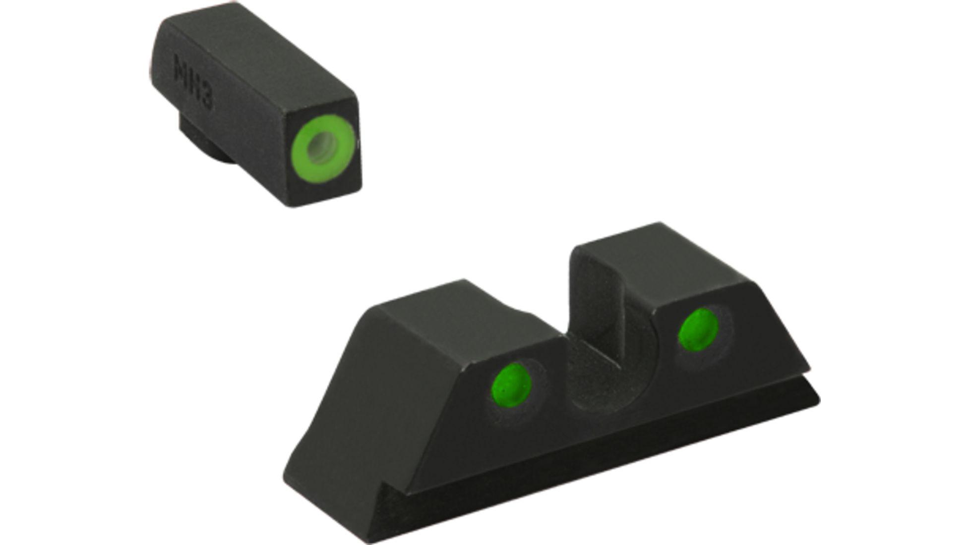 Meprolight ML46500 Hyper-Bright Green Ring Front/Green Rear Sights for Taurus 3GC 3 Meprolight ML46500 Hyper-Bright Green Ring Front/Green Rear Sights for Taurus 3GC