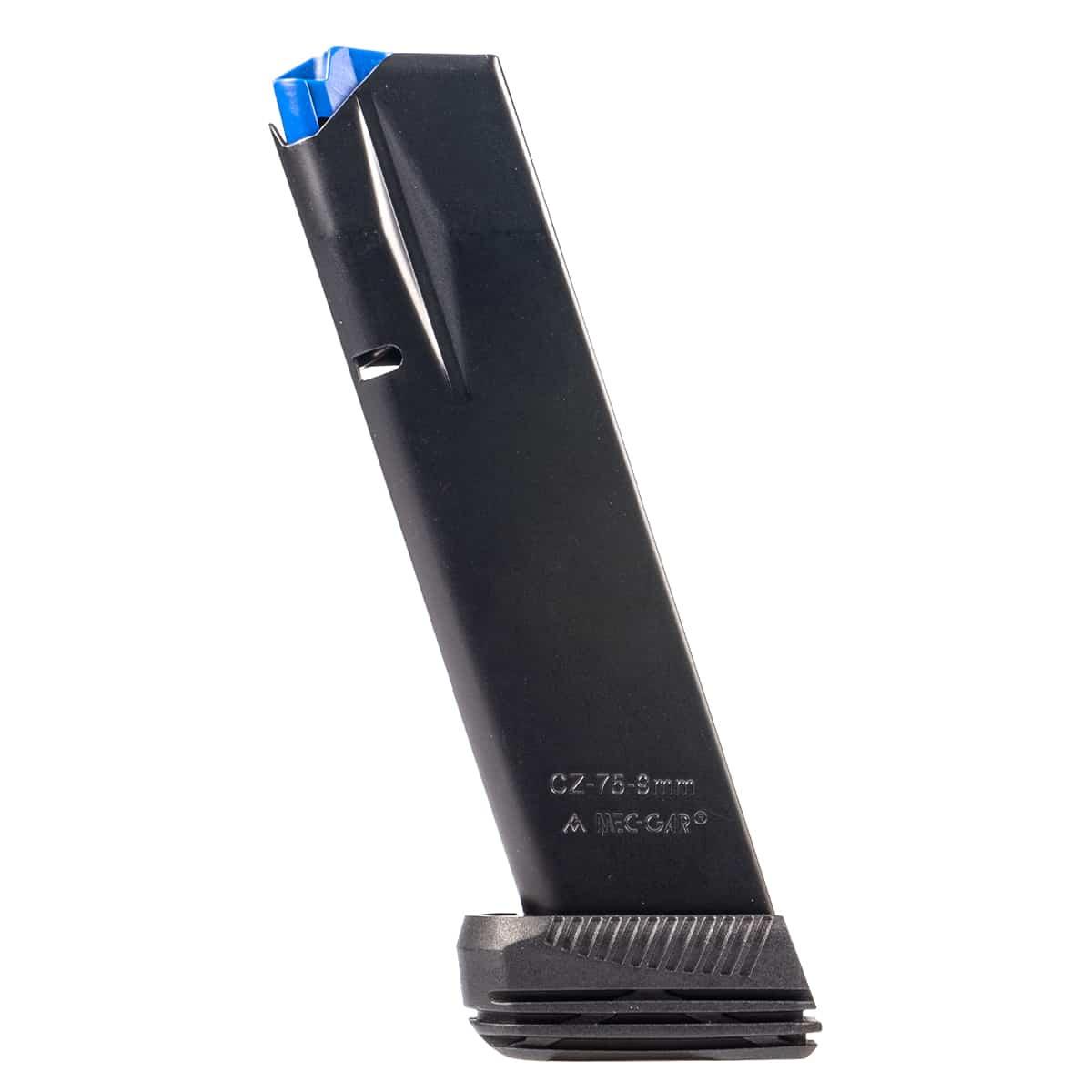 Mec-Gar Handgun Magazine CZ 75B / 85B / SP-01 / SHADOW / SHADOW 2 9mm Luger 19/rd DPS 3 Mec-Gar Handgun Magazine CZ 75B / 85B / SP-01 / SHADOW / SHADOW 2 9mm Luger 19/rd DPS
