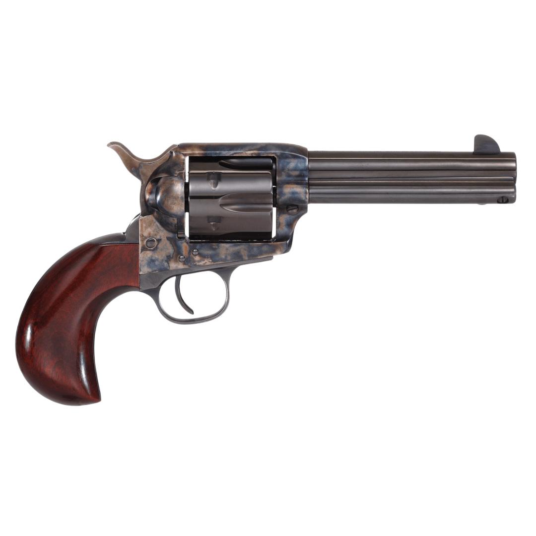 Taylor & Company 1873 Cattleman Handgun .357 Mag/.38 Spl 6rd Capacity 4.75" Blued Barrel Case Hardened Frame Wood Grip