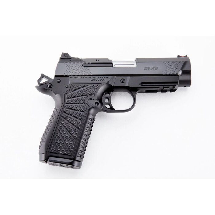 Wilson Combat SFX9 Double-Stack Compact Handgun 9mm Luger 15rd Magazines (2) 4" Barrel Black Lightrail Frame