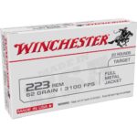 Winchester USA LC Rifle Ammunition .223 Rem 62 gr. FMJ 3100 fps 20/ct 2 https3A2F2Fmedia.chattanoogashooting.com2Fimages2Fproduct2FWNW223FMJ622FWNW223FMJ62