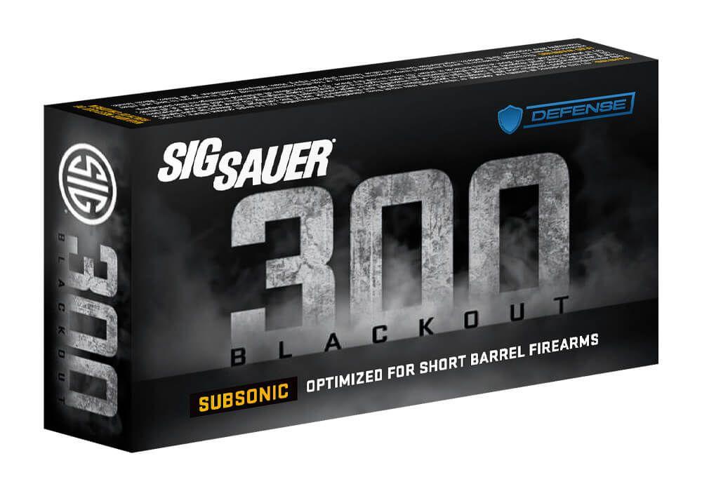 Sig Sauer Subsonic Max Expansion Rifle Ammunition .300 AAC Blackout 194 gr 1000 fps 20/ct