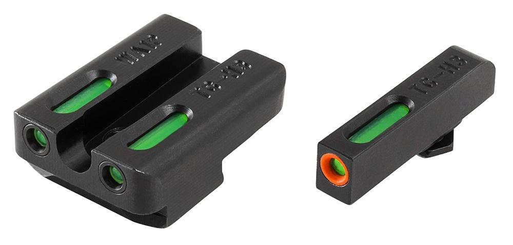 Truglo TFX Pro Tritium/Fiber-Optic Day/Night Sights Fit Walther P99/Walther PPQ - Orange Outline Front/Rear Green 3 Truglo TFX Pro Tritium/Fiber-Optic Day/Night Sights Fit Walther P99/Walther PPQ - Orange Outline Front/Rear Green