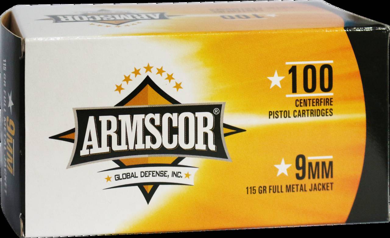ARMSCOR 9MM 115GR FMJ VALUE PACK 3 ARMSCOR 9MM 115GR FMJ VALUE PACK