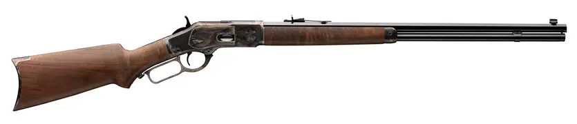 WRA M73 SPTRCH OCTTG LEVER RIFLE 24",S,45 COLT, GRD II/III WOOD