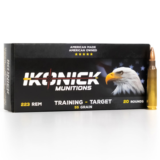 IKONICK USA .223REM 55GR PREMIUM RANGE 20RD BOX/500RD CASE 3 IKONICK USA .223REM 55GR PREMIUM RANGE 20RD BOX/500RD CASE