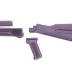 0006798 arsenal 4 piece mil spec warsaw length plum polymer buttstock set for stamped receivers