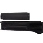 0013664 arsenal black polymer handguard set with stainless steel heat shield for stamped receivers