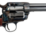 Cimarron PP411 Frontier Pre-War 1896-1940 45 Colt (LC) 6 Shot, 5.50" Blued Steel Barrel, Blued Cylinder, Color Case Hardened Steel Frame, Walnut Grip, Exposed Hammer 1 103014