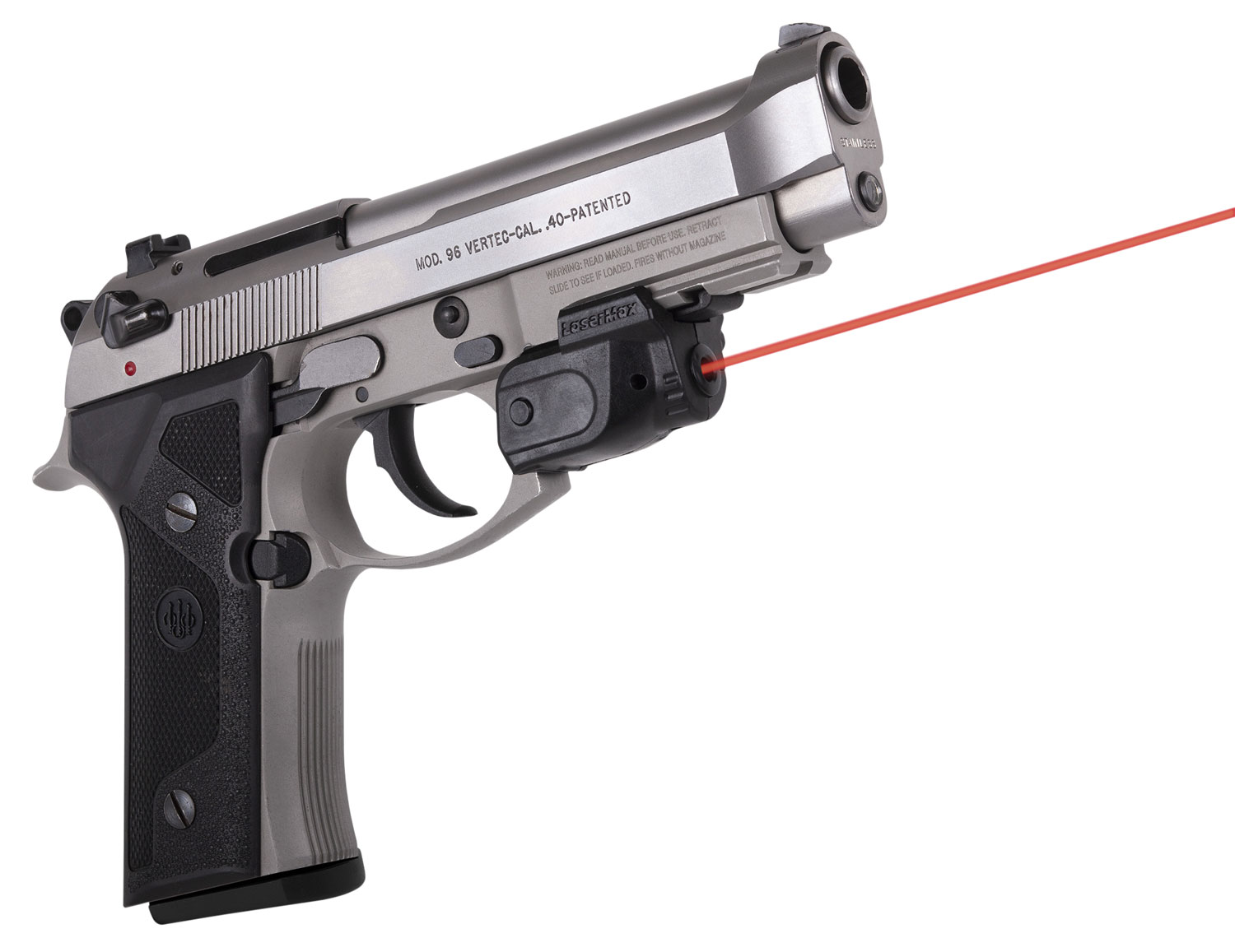 LaserMax GSLTNR Red Lightning Rail with GripSense Black