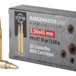 PPU PPRM5561M Rangemaster 5.56x45mmNATO 55gr Full Metal Jacket Boat Tail/1000rds *Sold by Case *Includes Metal Can 1 131010