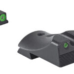 Meprolight USA 412183111 Hyper-Bright Green Tritium Green Outline Front Sight-Green Tritium Black Outline Rear Sight Kimber 1911 Slant 1 134544