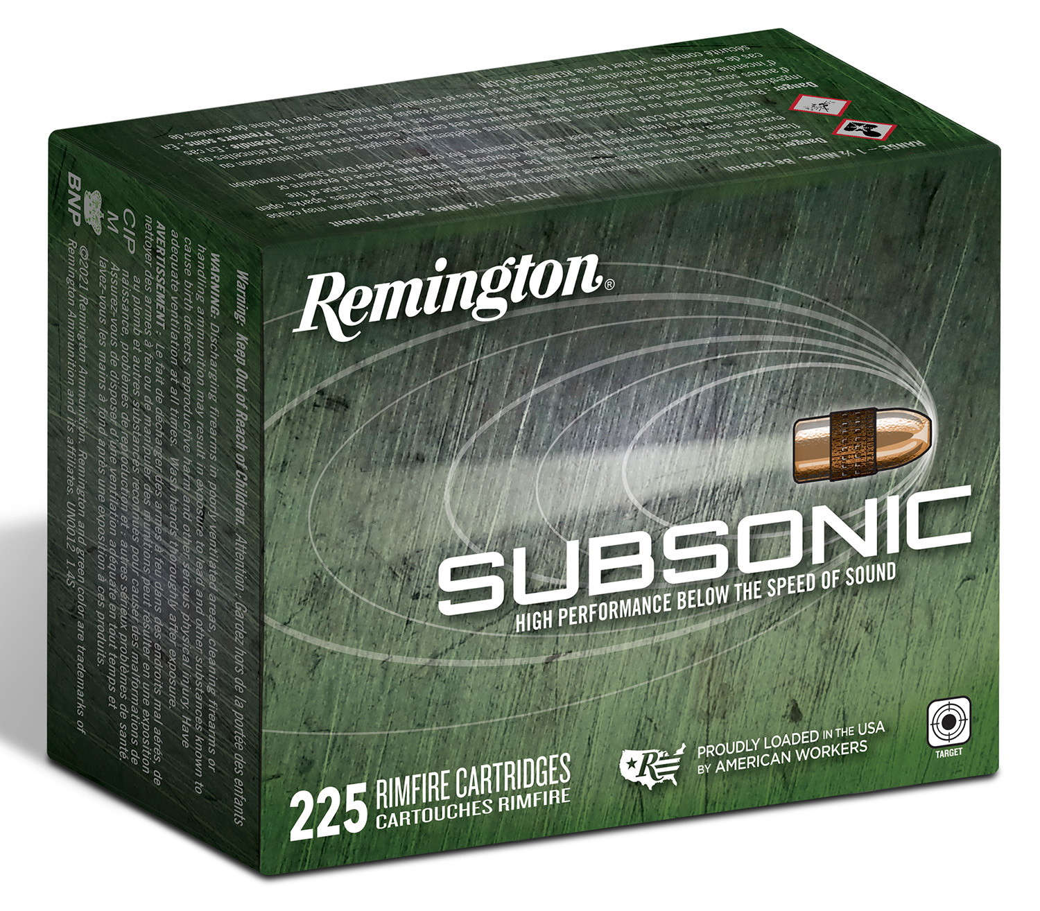 Remington Ammunition 21249 Subsonic Rimfire 22LR 40gr Hollow Point 225 Per Box/10 Case 3 Remington Ammunition 21249 Subsonic Rimfire 22LR 40gr Hollow Point 225 Per Box/10 Case