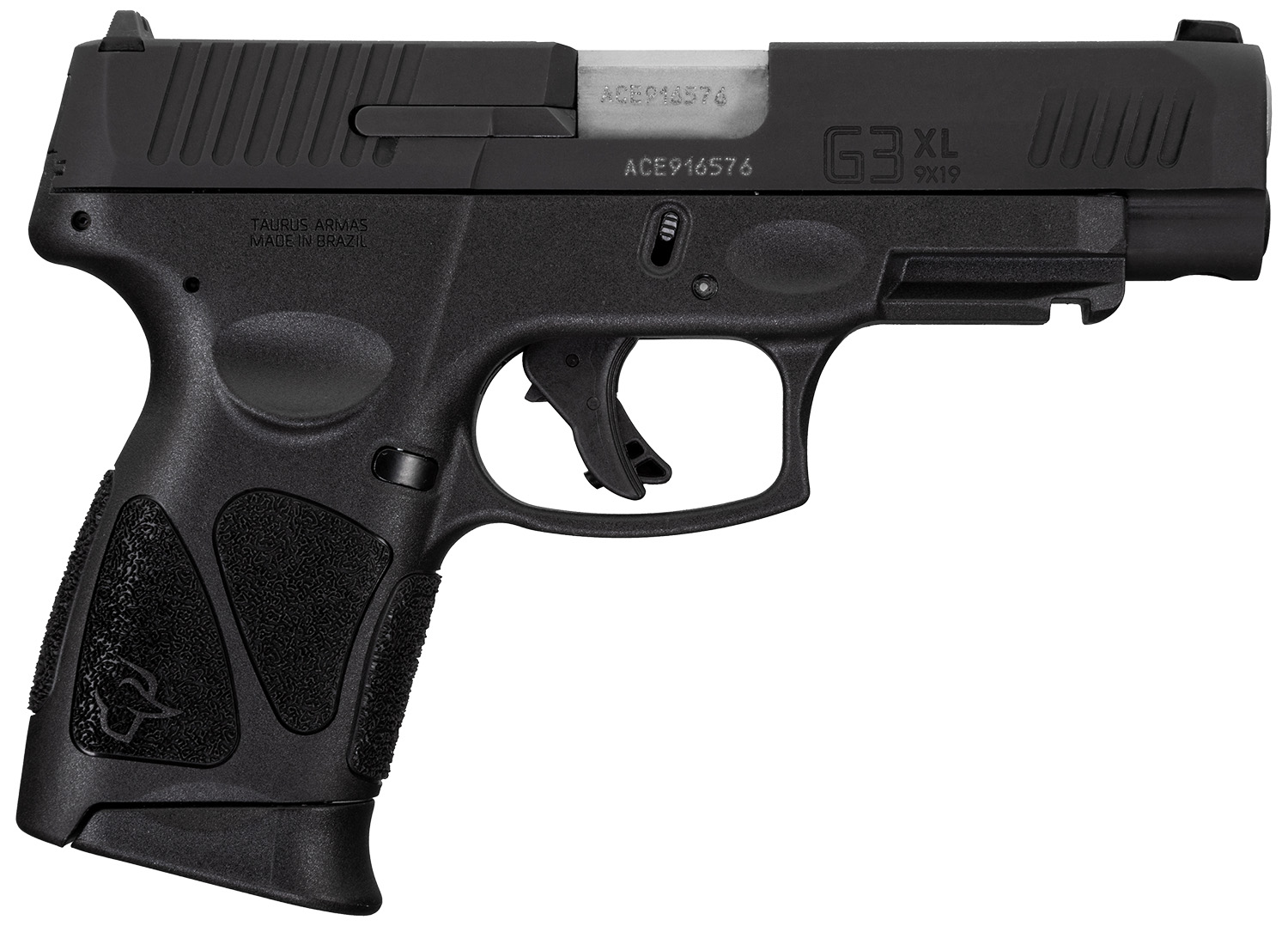 Taurus 1G3XLSR904110 G3XL Compact Frame 9mm Luger 10+1 4" Matte Stainless Steel Barrel, Matte Black Tenifer Serrated Steel Slide, Black Polymer Frame w/Picatinny Rail, Black Polymer Grip 3 Taurus 1G3XLSR904110 G3XL Compact Frame 9mm Luger 10+1 4" Matte Stainless Steel Barrel, Matte Black Tenifer Serrated Steel Slide, Black Polymer Frame w/Picatinny Rail, Black Polymer Grip