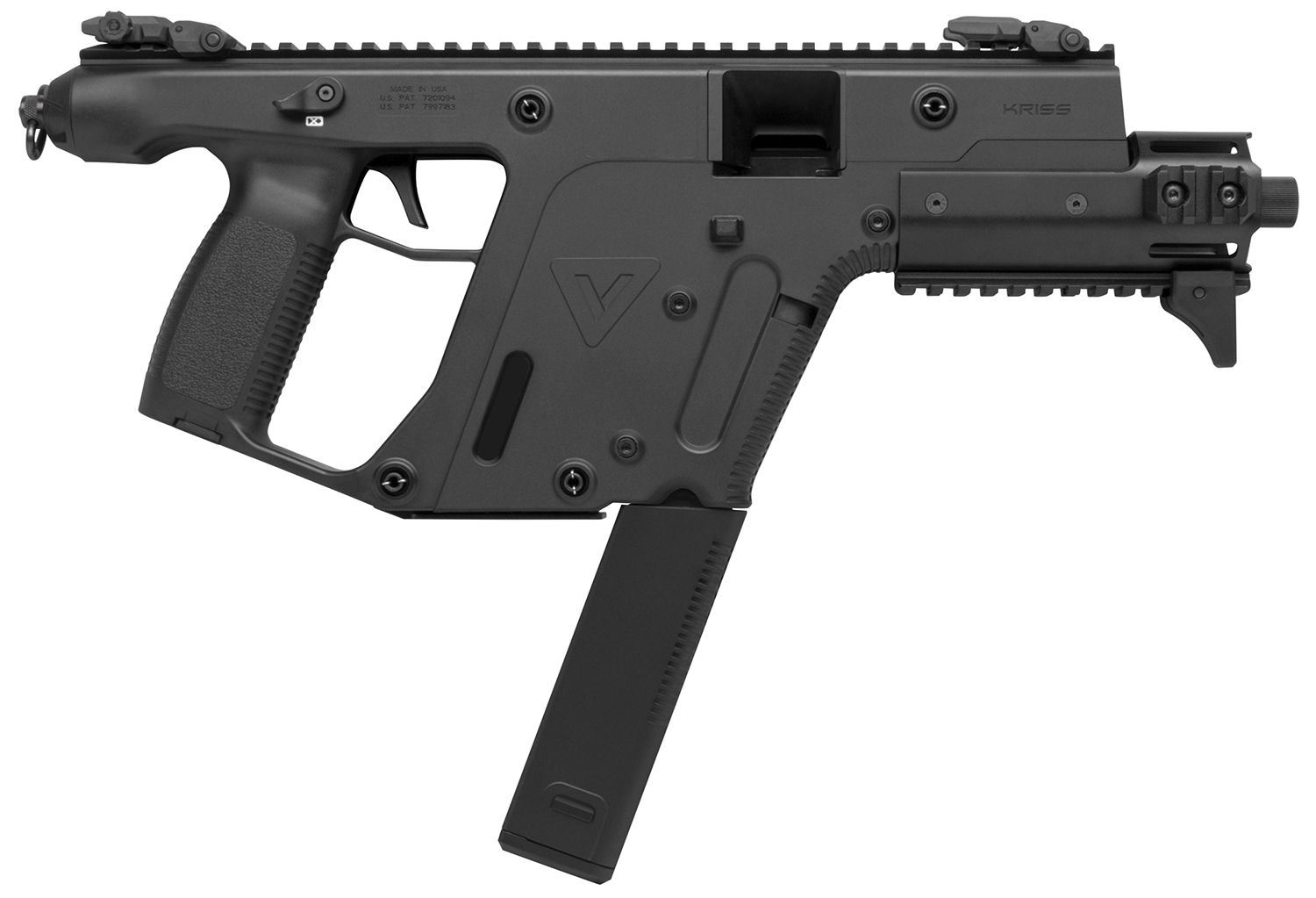 Kriss USA KV45PBL30 Vector Enhanced SDP Gen2 45 ACP 30+1 6.50" Black Nitride Threaded Barrel, Black Picatinny Rail, MK5M Modular Rail, Glock Magazine Compatible 3 Kriss USA KV45PBL30 Vector Enhanced SDP Gen2 45 ACP 30+1 6.50" Black Nitride Threaded Barrel, Black Picatinny Rail, MK5M Modular Rail, Glock Magazine Compatible