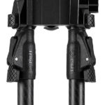 Mdt Sporting Goods Inc 105561BLK GRND-POD Black 4.50"-9" Carbon Fiber/Aluminum, Adj. Throw Lever, 4 Leg Postitions, Fits ARCA Rail & RRS Dovetail 1 157605