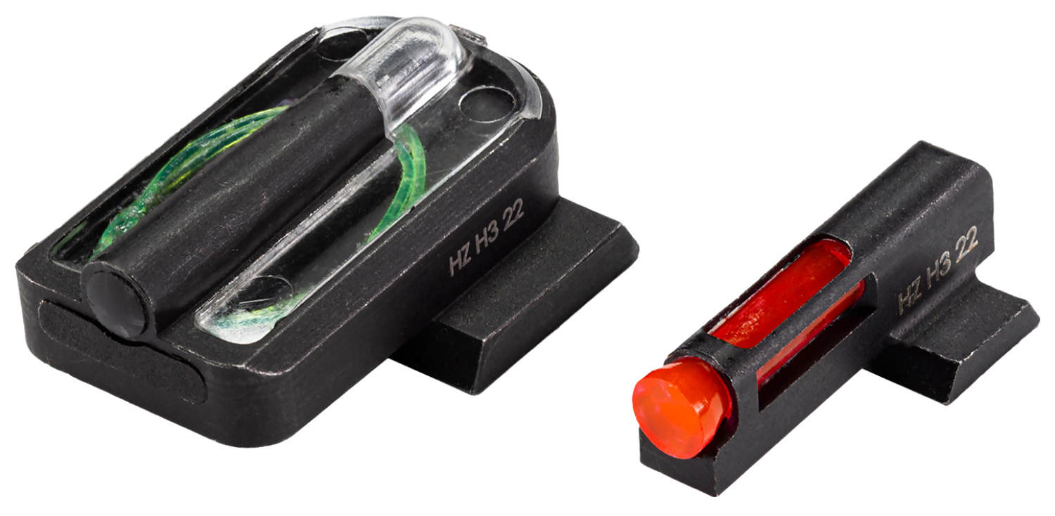 HiViz MPFD21 FastDot H3 Sight Set for S&W M&P Red Fiber Optic Front Sight-Green Tritium Rear Sight 3 HiViz MPFD21 FastDot H3 Sight Set for S&W M&P Red Fiber Optic Front Sight-Green Tritium Rear Sight