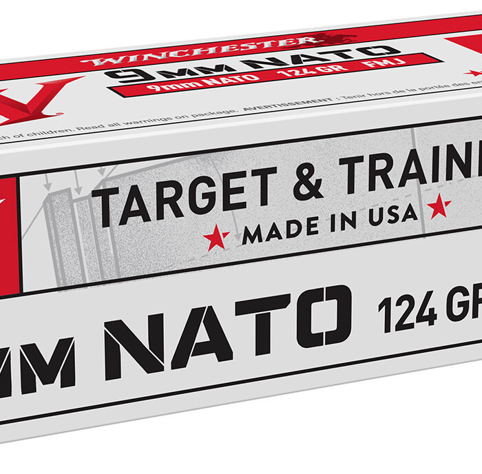 Winchester Ammo W9NATOVP9mm NATO 124gr Full Metal Jacket 100 Per Box/10 Case