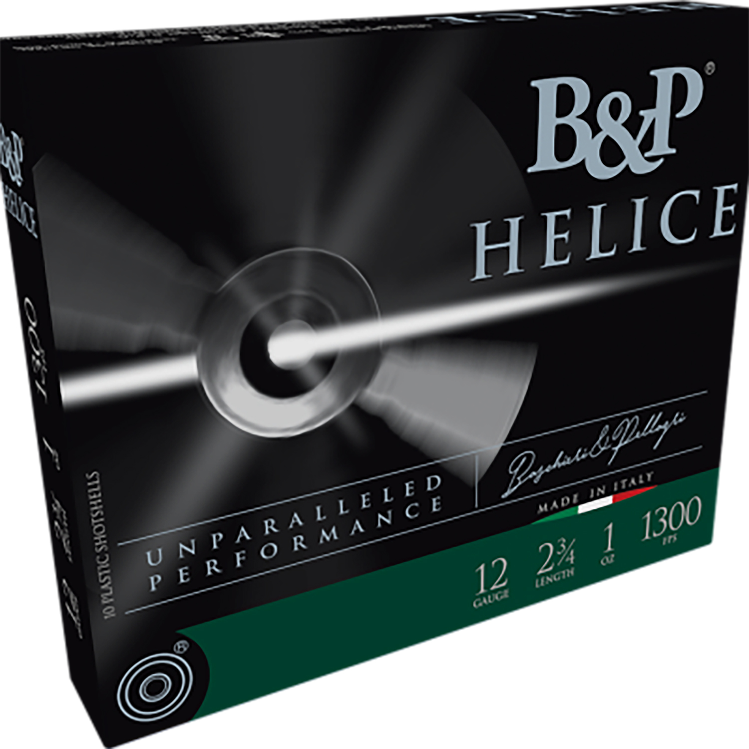 B&P Ammunition 12B1FE75 Helice Electro 12Gauge 2.75" 1oz 7.5Shot 10 Per Box/10 Case