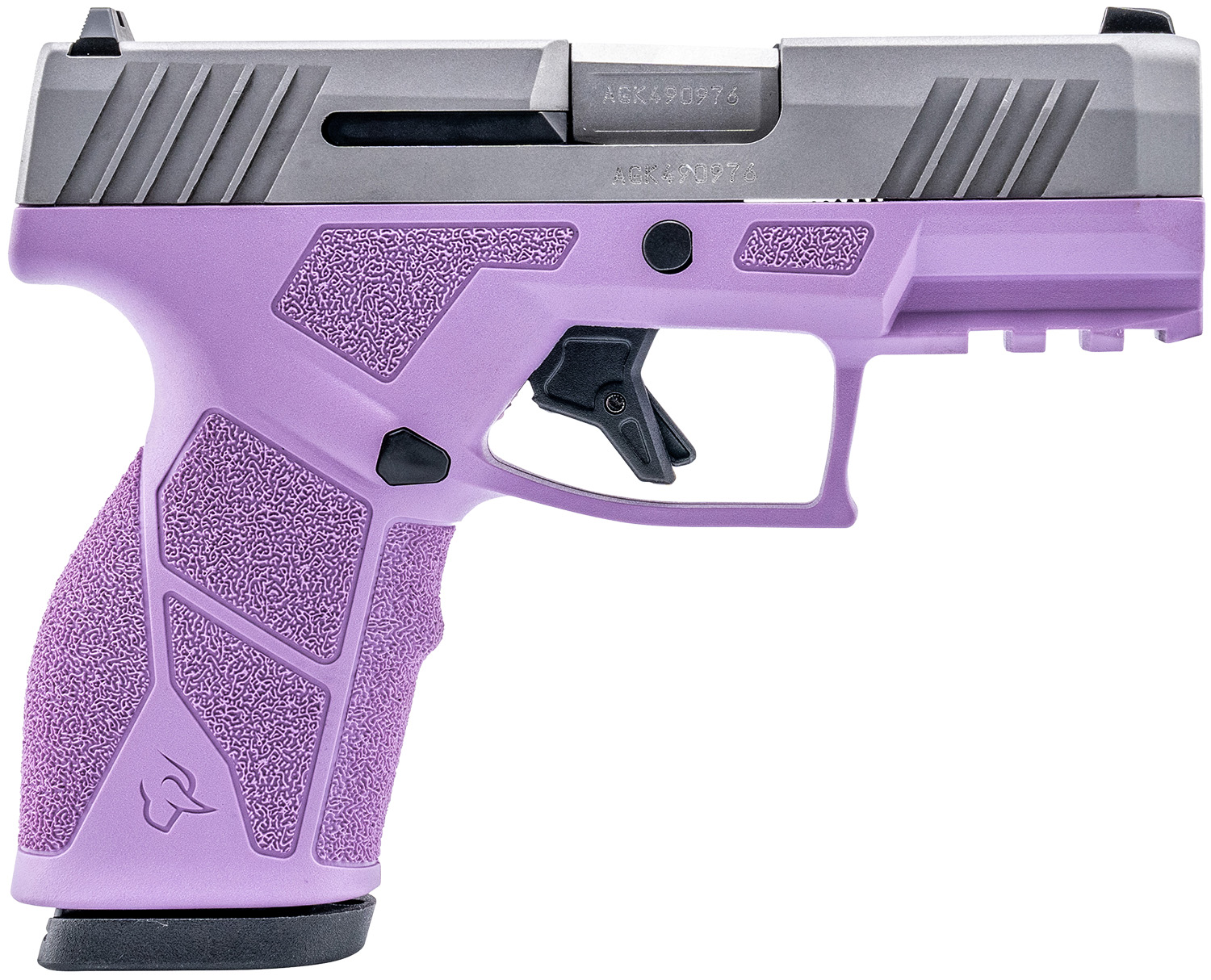 Taurus 1-GX2939LP-10 GX2  9mm Luger 10+1 3.37" Matte Stainless Steel Barrel, Matte Serrated Stainless Steel Slide, Light Purple Polymer Frame w/Picatinny Rail, Polymer Grip